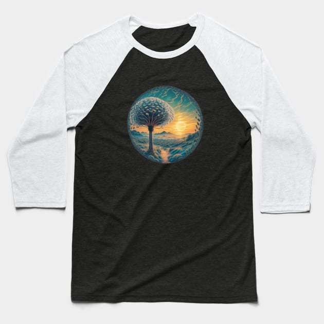 Dandelion Vintage Since Established Minimalist Baseball T-Shirt by Flowering Away